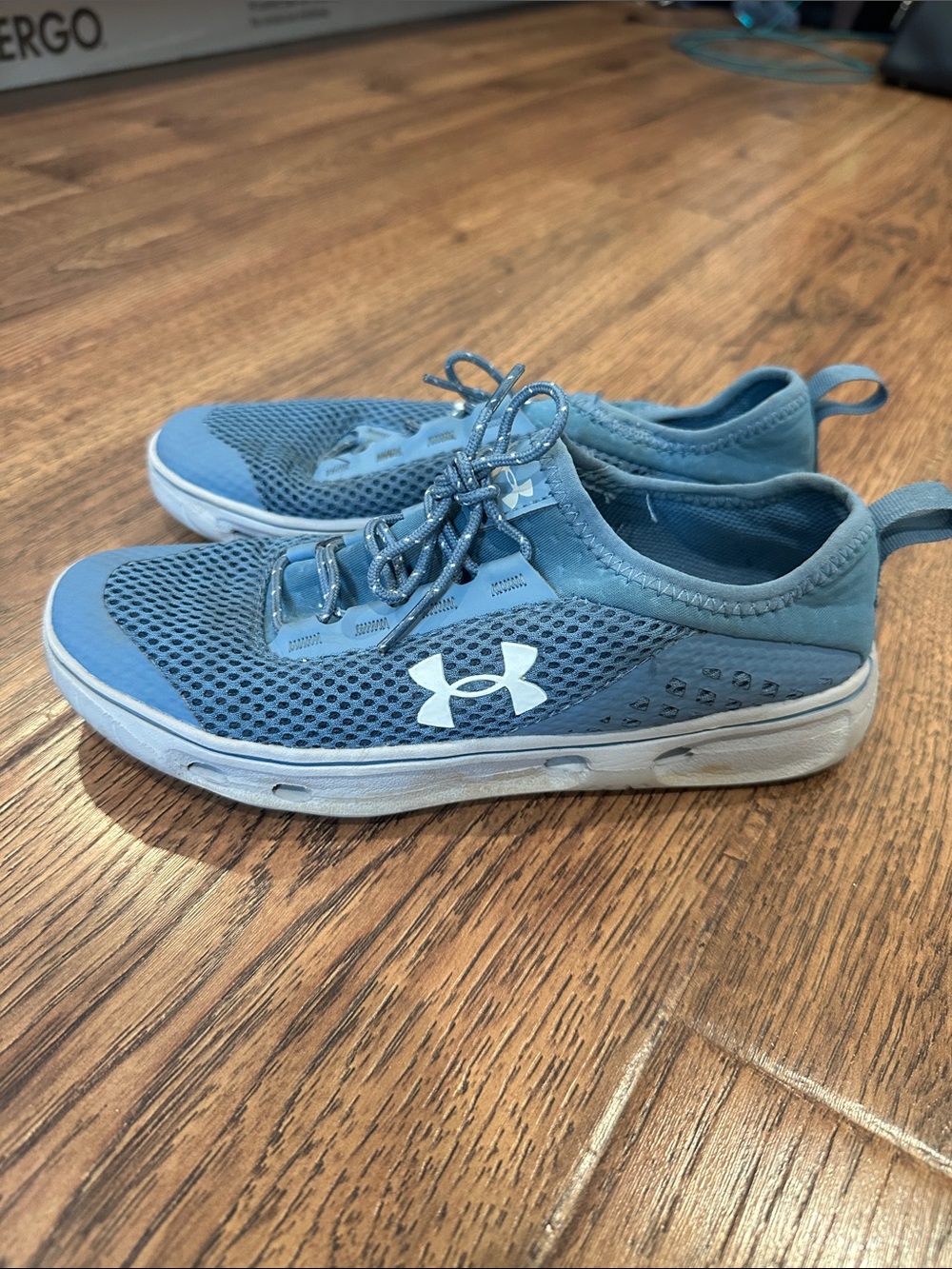 Under Armour Lightweight Mesh Slip-On Sneakers - Light Blue